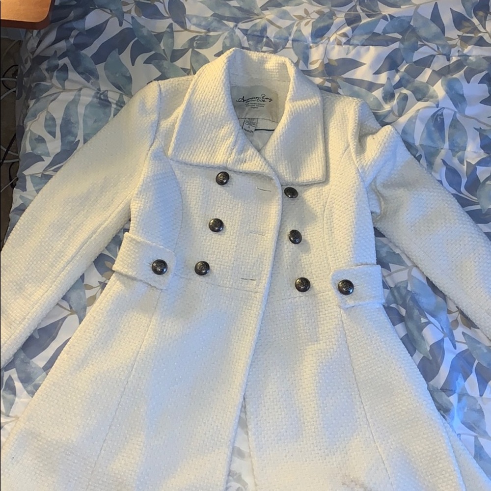 American Rag Cream button up coat